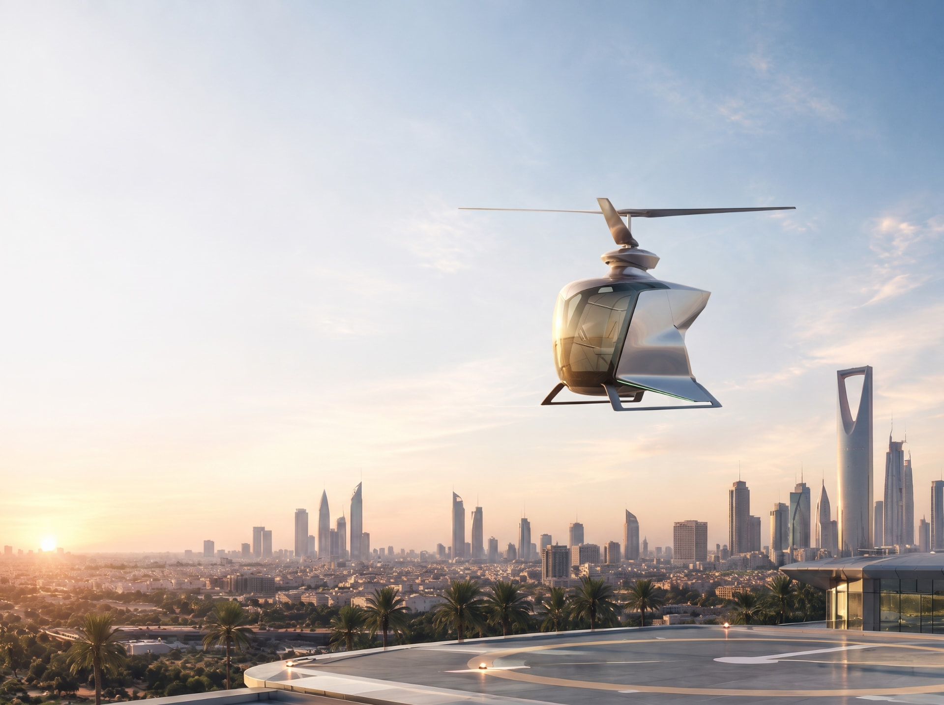 FlyNow eCopter at the centre of the automated air mobility ecosystem