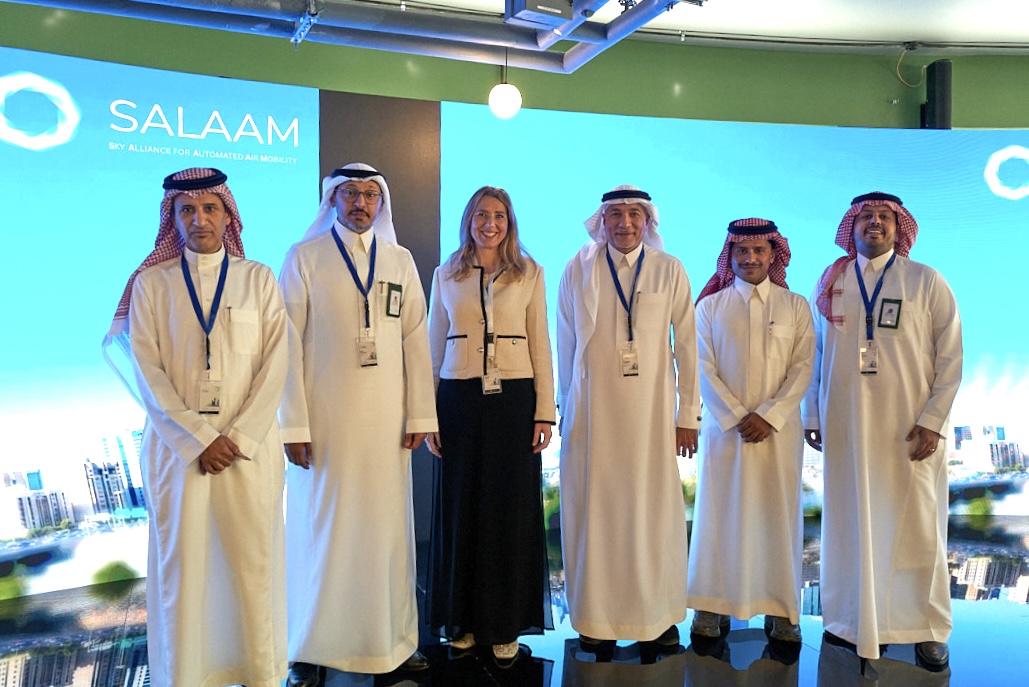 SALAAM.earth And FlyNow Host Roundtable with NIDC on Flying Taxi Testing in Saudi Arabia